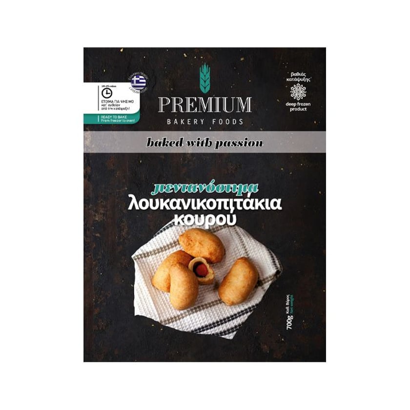 Premium Bakery Foods Λουκανικοπιτάκια Κουρού 700g