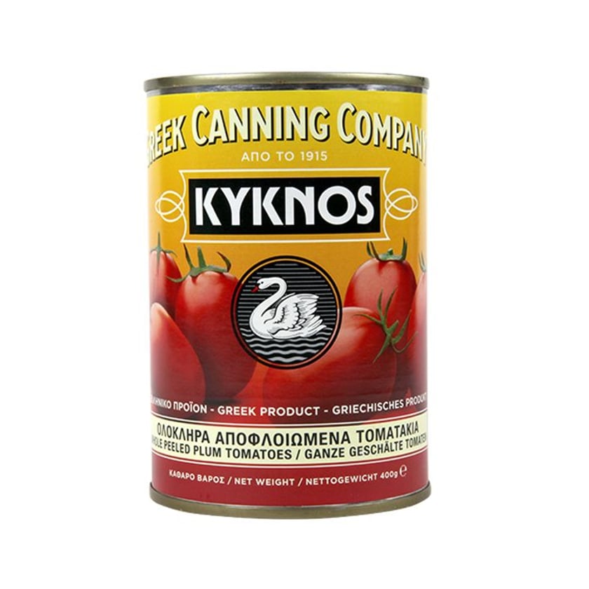 Kyknos Ντομάτα Ολόκληρη Αποφλοιωμένη 400g
