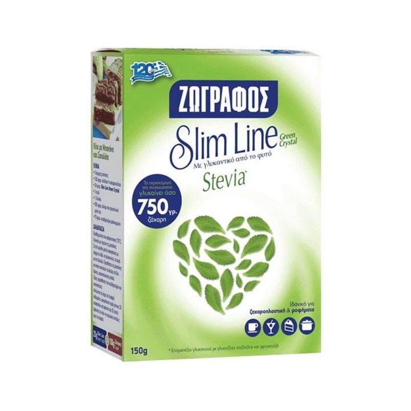 Slim Line Γλυκαντικό με Stevia 150g