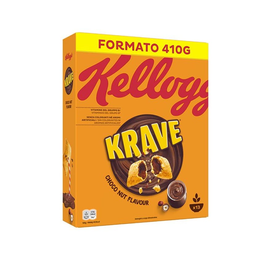 Kellogg`s Krave Δημητριακά Nut & Choco 410g
