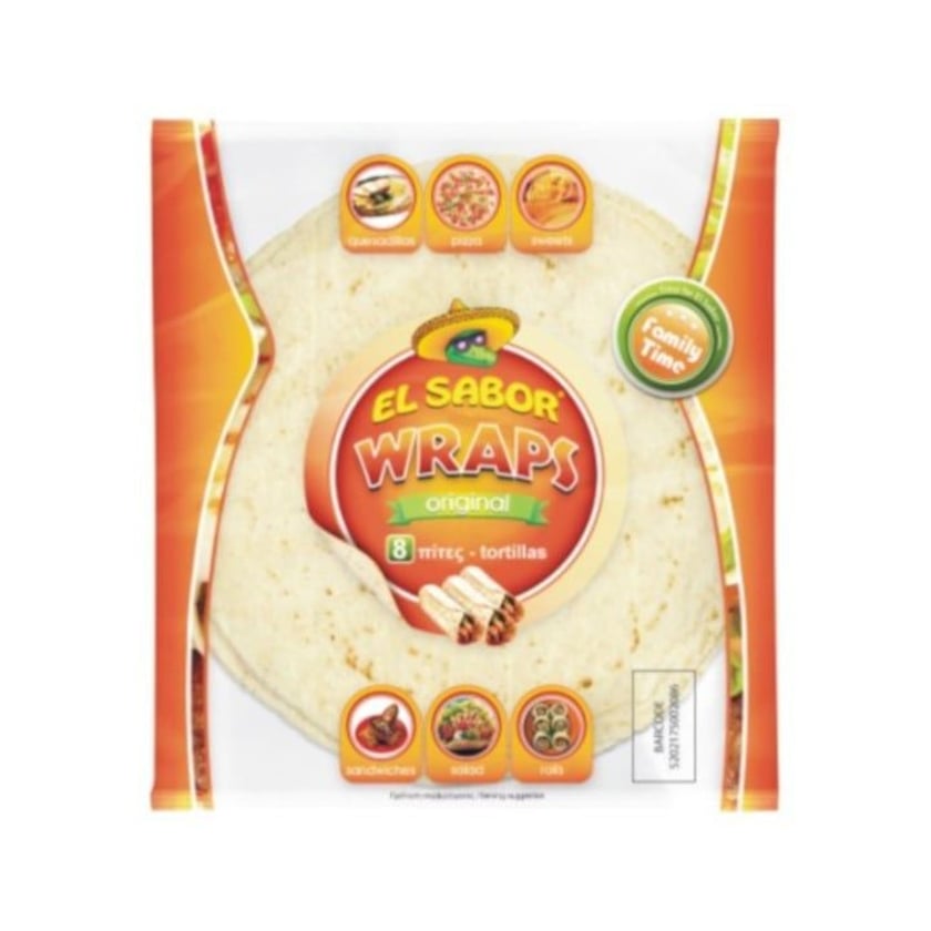 El Sabor Family Time Wraps 8x20cm 320g