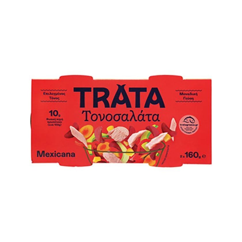 Trata Τονοσαλάτα Μεξικάνα 2x160g