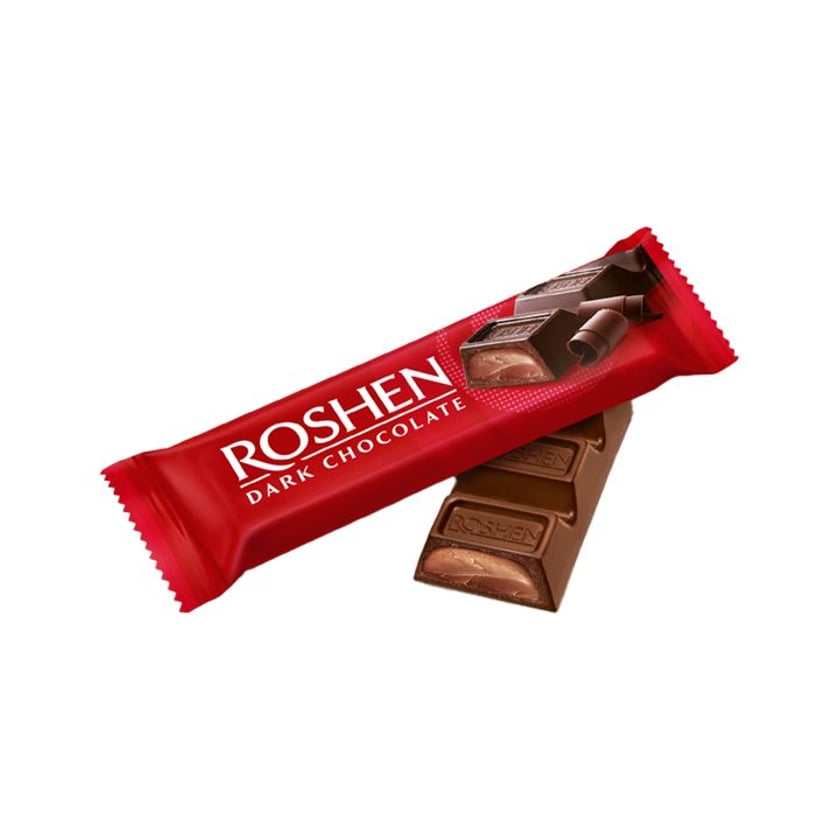 Roshen Μπάρα Σοκολάτα Bitter με Γέμιση Fondant 33g