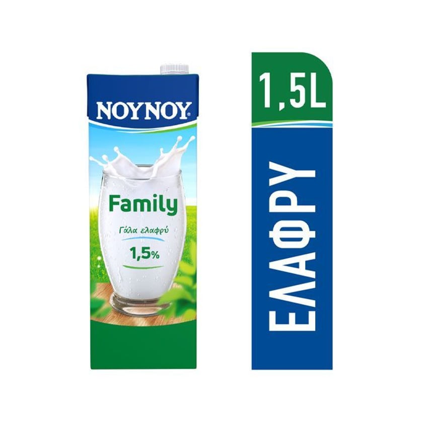 Nounou Family High Pasteurization Low Fat Milk 1.5l