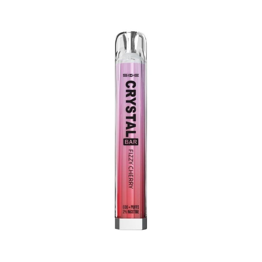 Crystal Bar Ηλεκτρονικό Τσιγάρο μιας Χρήσης Fizzy Cherry 20mg 2ml 600 Puffs