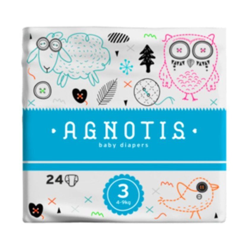 Agnotis Βρεφικές Πάνες Νο3 4-9 kg 24τεμ