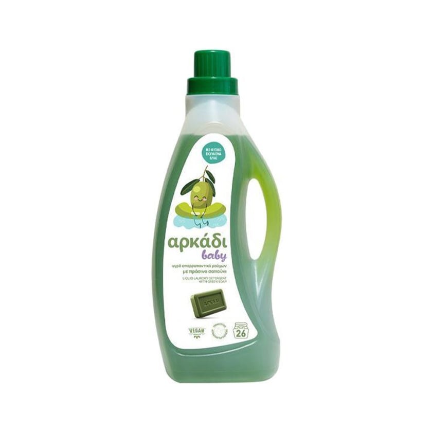 Arkadi Baby Liquid Laundry Detergent With Green Soap 26 Washes 1.575l