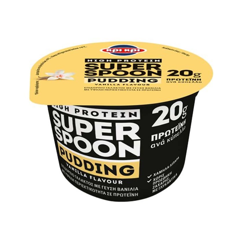 Kri Kri Super Spoon High Protein Επιδόρπιο Γάλακτος Βανίλια 200g