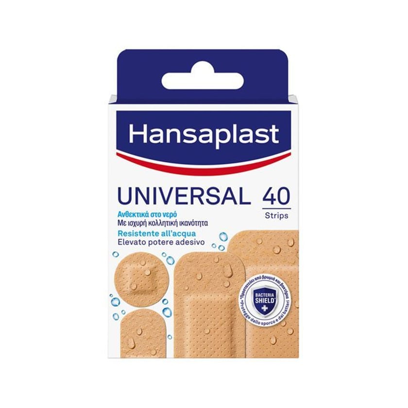 Hansaplast Universal Αδιάβροχα Αυτοκόλλητα Επιθέματα 40τεμ