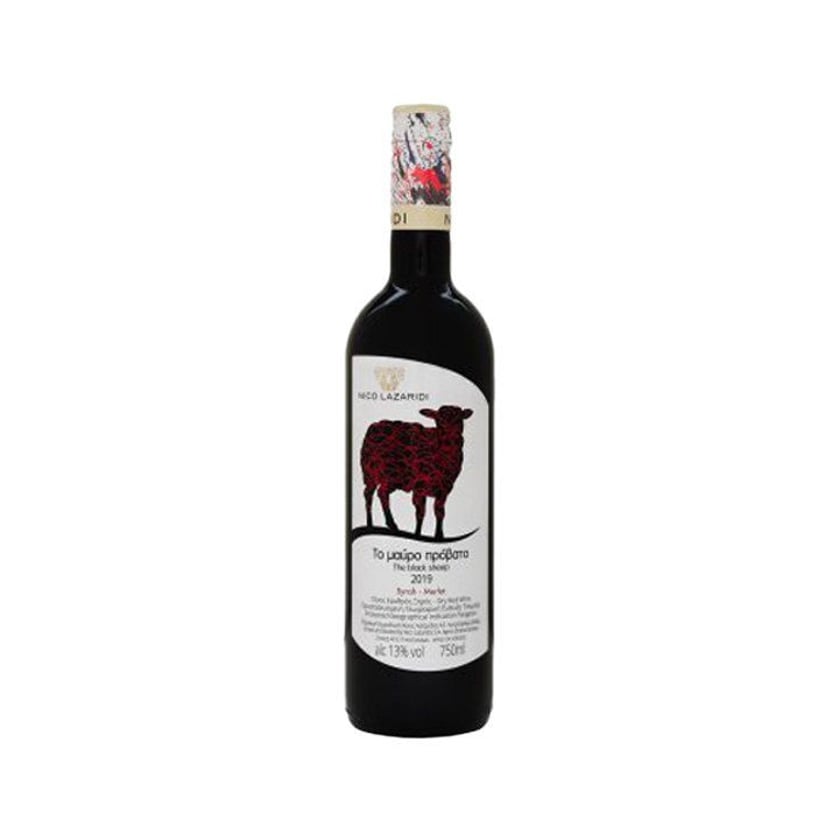 Κρασί Κόκκινο Μαύρο Πρόβατο Syrah - Merlot Κτήμα Nico Lazaridi 750ml
