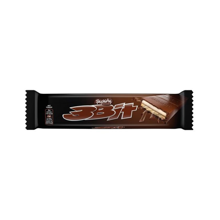 Παυλίδης 3Bit Σοκολάτα Γεμιστή 65g