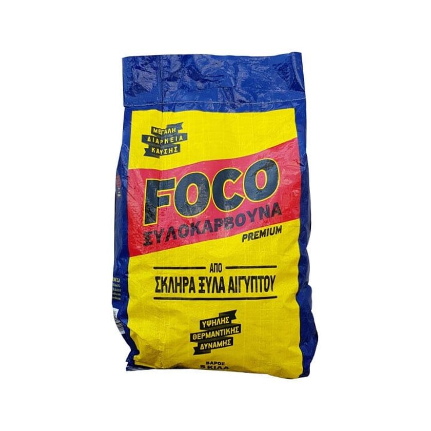 Foco Ξυλοκάρβουνο Αιγύπτου Σακί 5kg