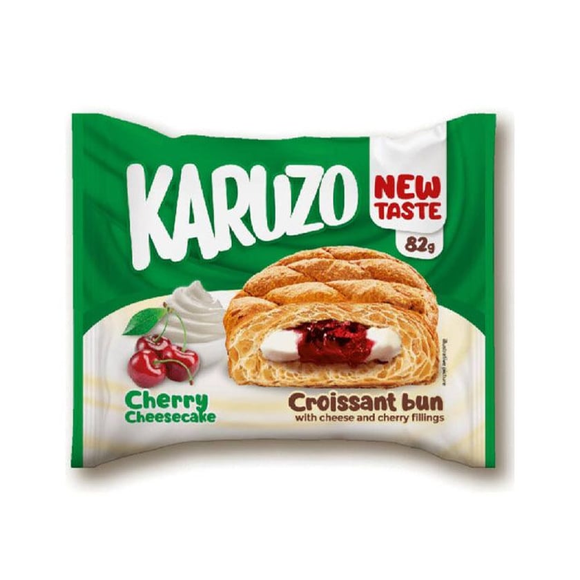 Karuzo Croissant Cheesecake Κεράσι 82g