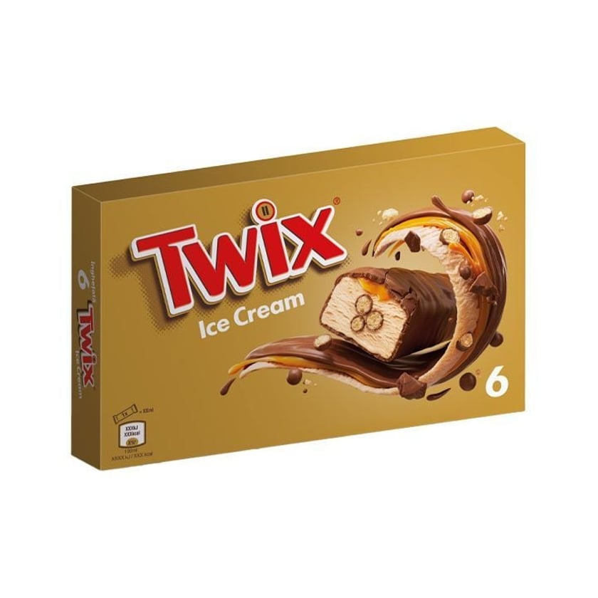 Twix Ice Cream Bar 6x43.1ml