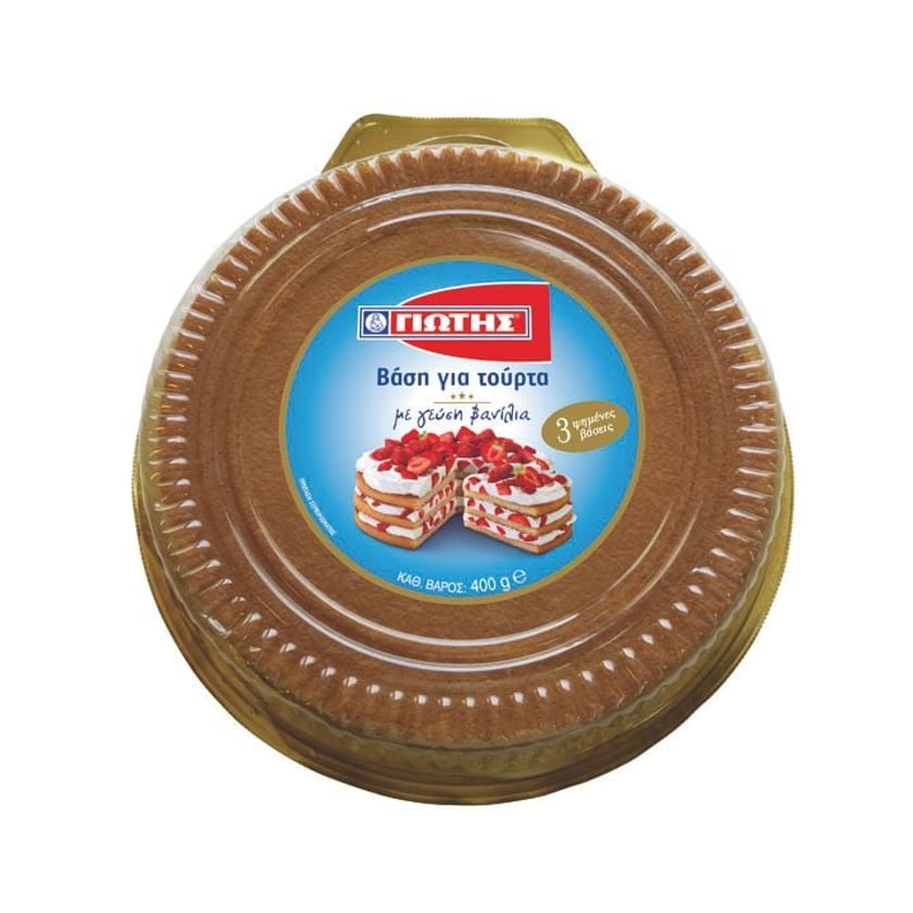 Γιώτης Βάση για Τούρτα με Γεύση Βανίλια 400g