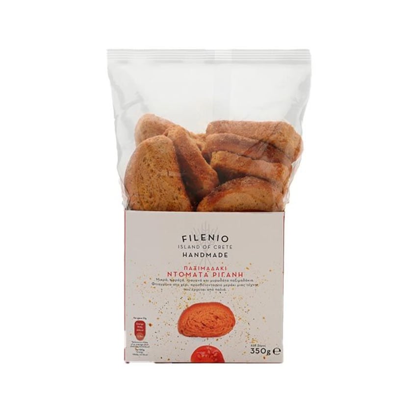 Filenio Παξιμαδάκια Ντομάτα & Ρίγανη 350g