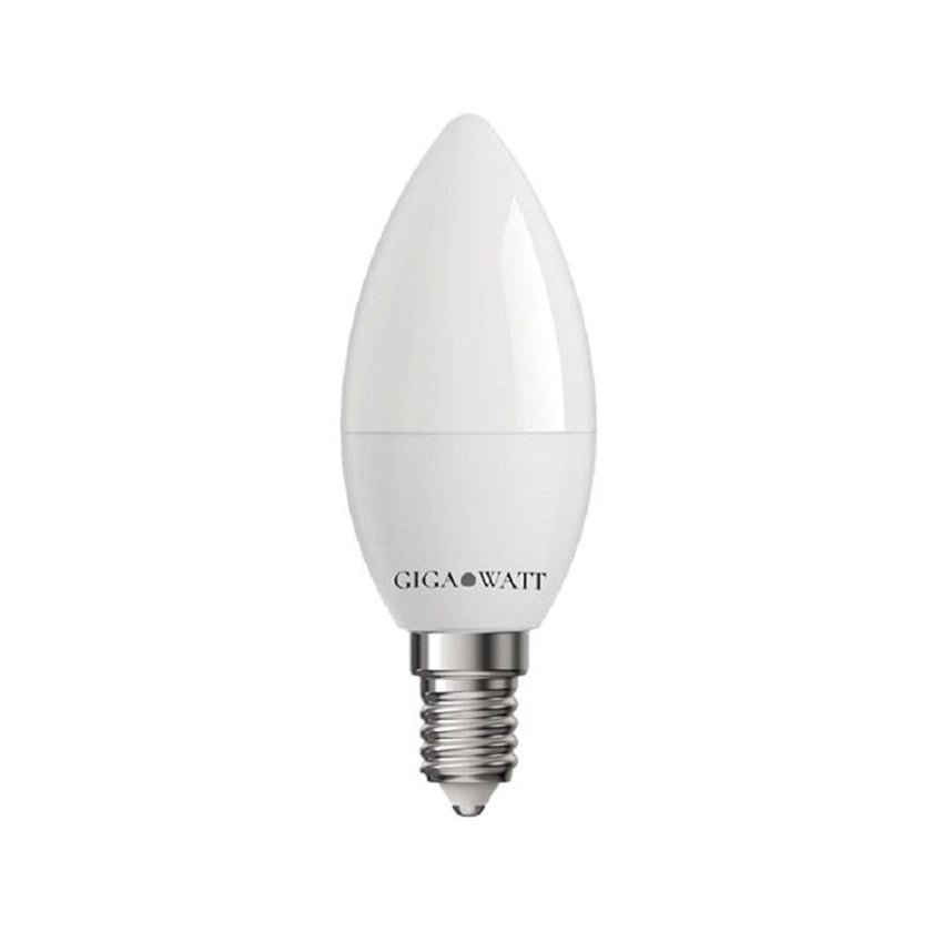 Gigawatt Λαμπτήρας LED Κερί C37 E14 7W Ψυχρό 720LM