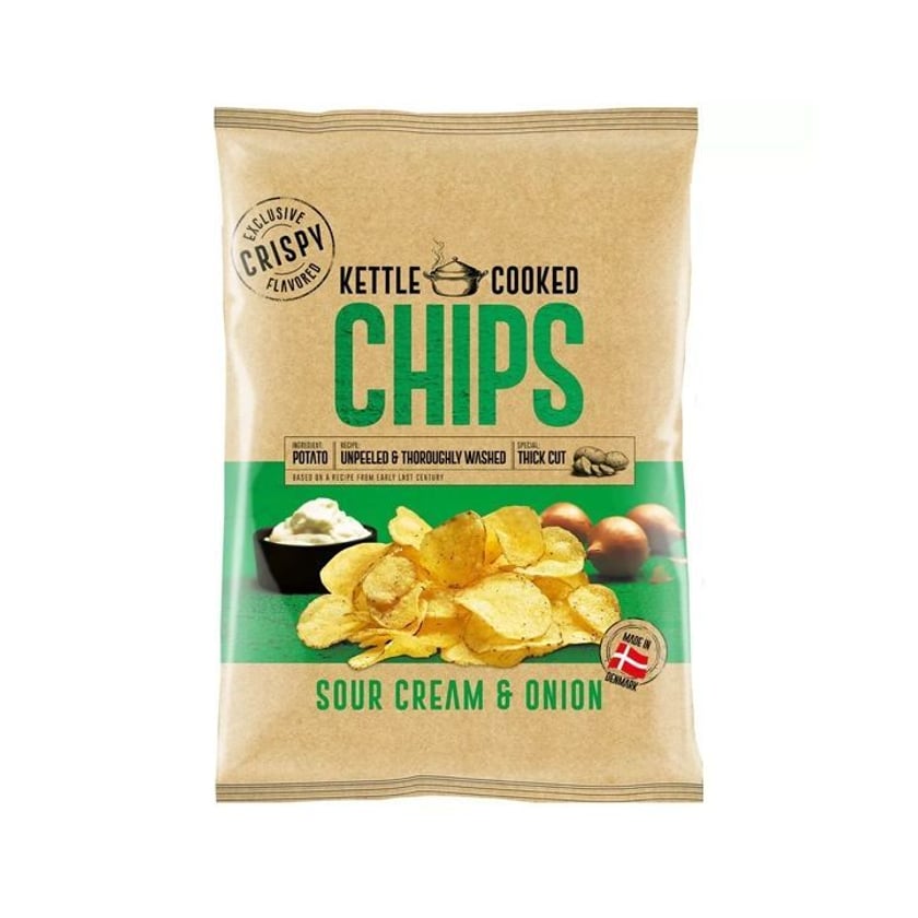 Kettle Cooked Πατατάκια Sour Cream & Κρεμμύδι 150g