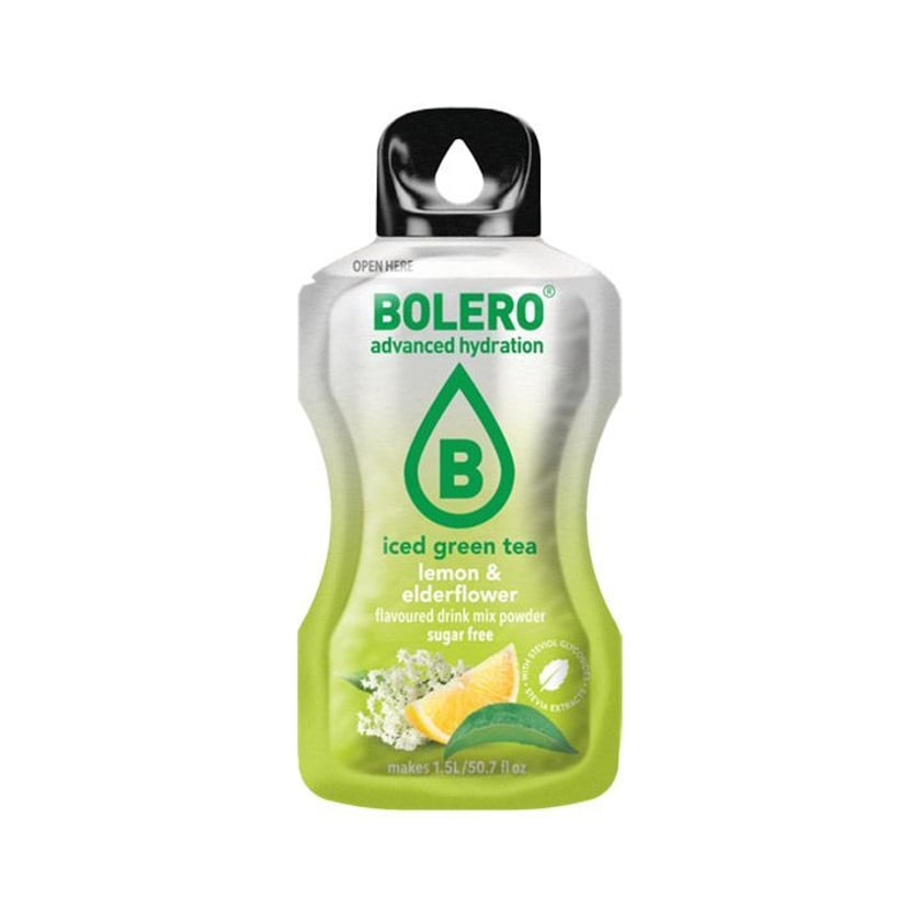 Bolero Στιγμιαίο Κρύο Πράσινο Τσάι Λεμόνι & Elderflower 8g
