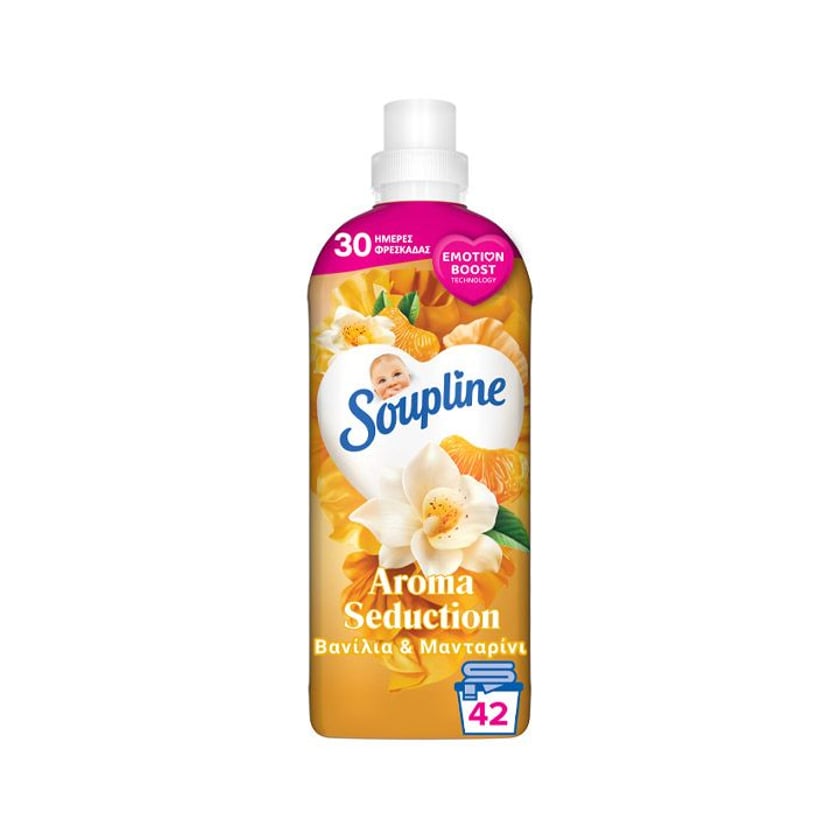 Soupline Aroma Seduction Συμπυκνωμένο Μαλακτικό Ρούχων Βανίλια & Μανταρίνι 42μεζ