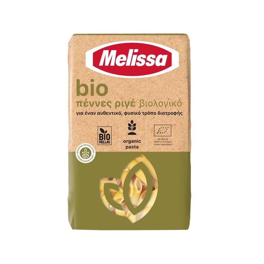 Melissa Πέννες Ριγέ Bio 500g
