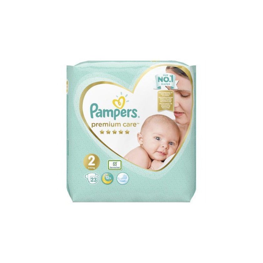Pampers Premium Care Βρεφικές Πάνες No2 4-8kg 23τεμ