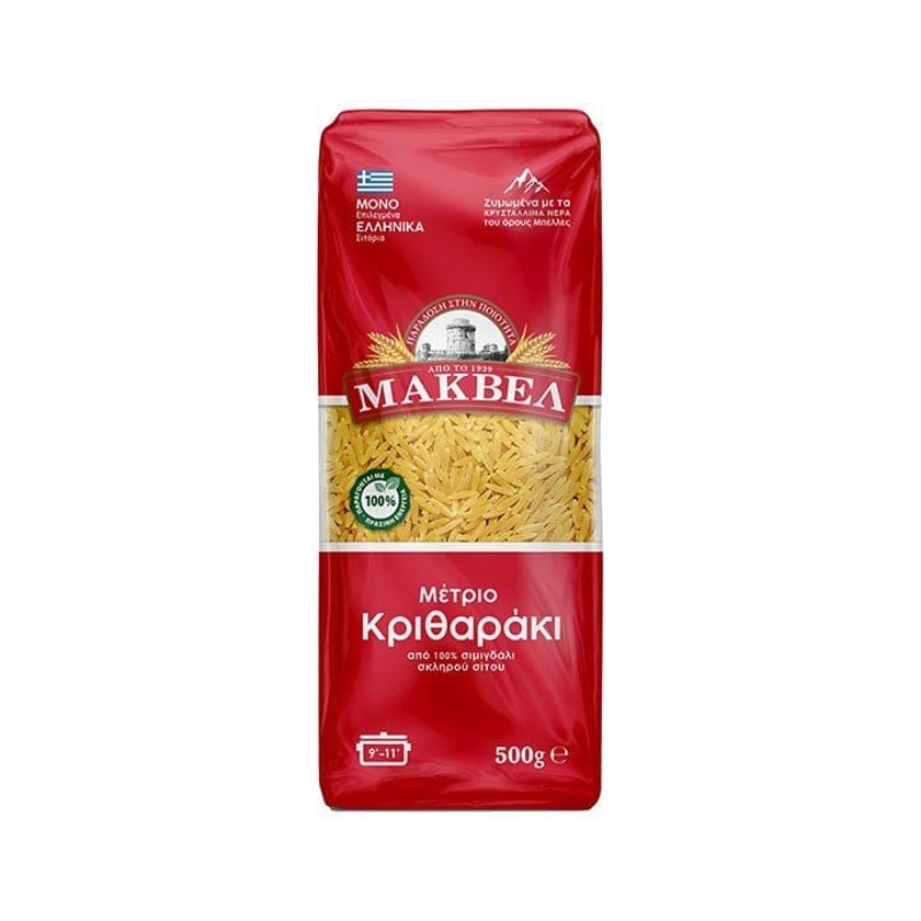 Μάκβελ Κριθαράκι Μέτριο 500g