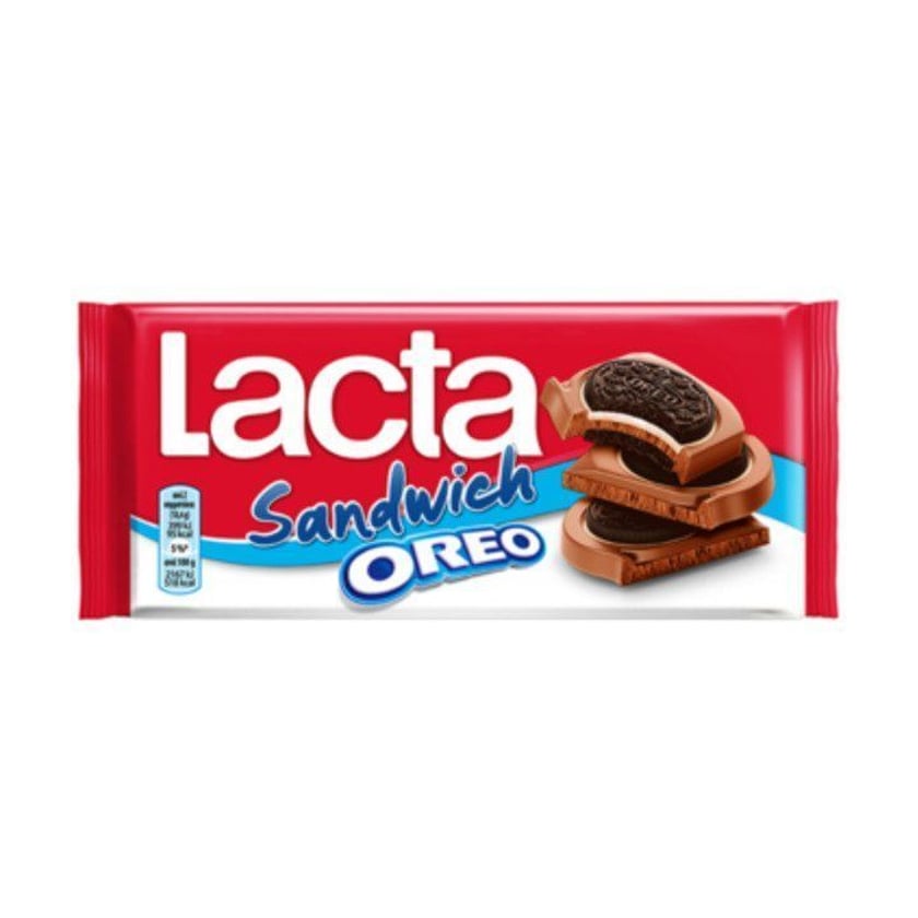 Lacta Σοκολάτα Γάλακτος Oreo Sandwich 92g