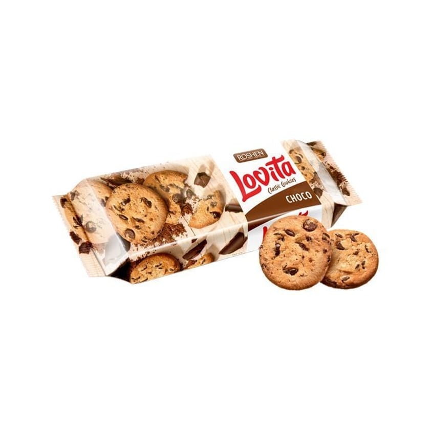 Roshen Lovita Μπισκότα Choco 150g