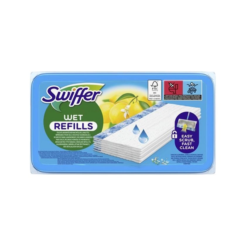 Swiffer Υγρά Ανταλλακτικά Πανάκια 10τεμ
