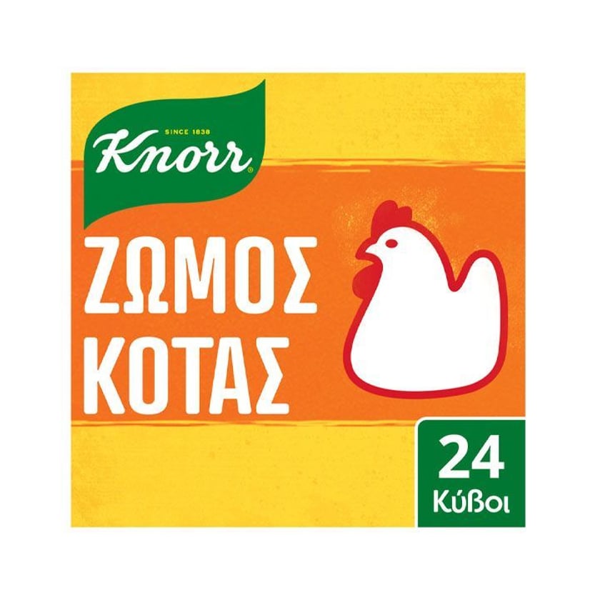 Knorr Kύβοι Κότας 24τεμ 24x10g
