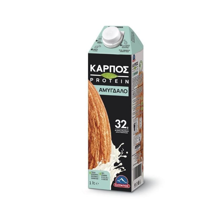Όλυμπος Protein Ρόφημα Αμυγδάλου Χωρίς γλουτένη 0% 1l