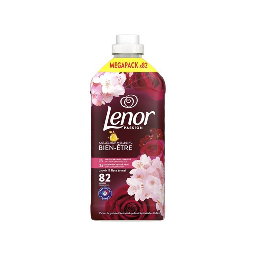 Lenor Laundry Softener Passion Jasmine & Rose 82 Washes 1.722l