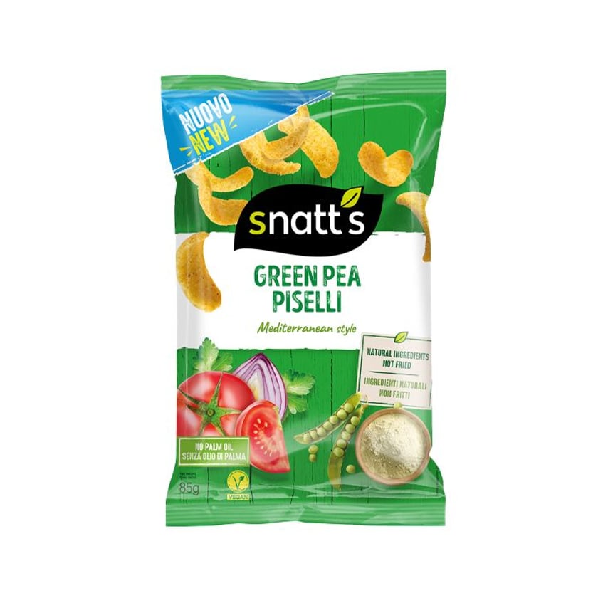 Snatt`s Chips Μπιζελιού Μεσογειακή Γεύση 85g