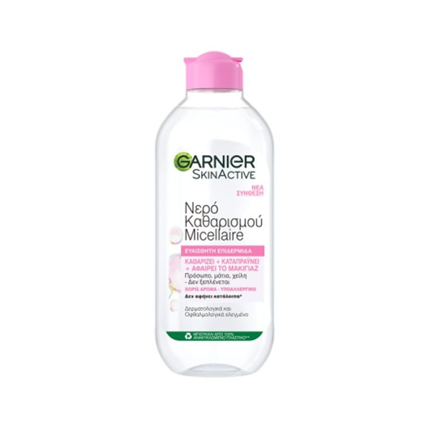 Garnier Skincare Micellaire Κλασσικό Νερό Καθαρισμού για Ευαίσθητες Επιδερμίδες 400ml