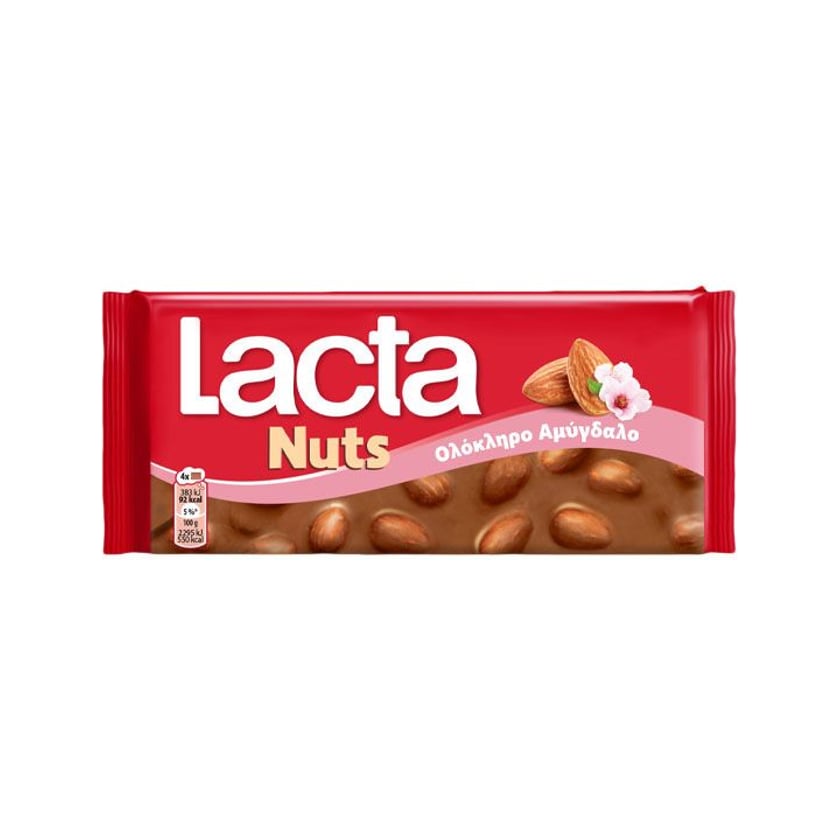 Lacta Σοκολάτα Ολάκληρο Αμύγδαλο 100g