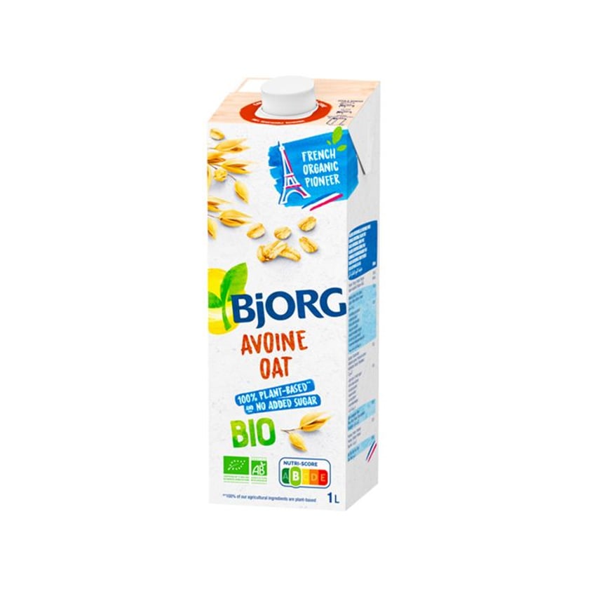 Bjorg Ρόφημα Βρώμης Χωρίς Ζάχαρη Bio 1l