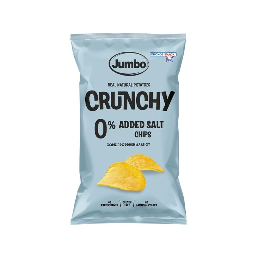 Jumbo Πατατάκια Χωρίς Προσθήκη Αλατιού 140g