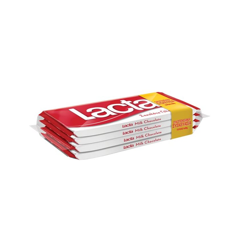 Lacta Σοκολάτα Γάλακτος 4x30g