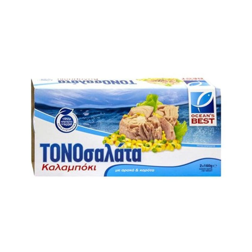 Ocean's Best Τονοσαλάτα Καλαμπόκι 2x160g