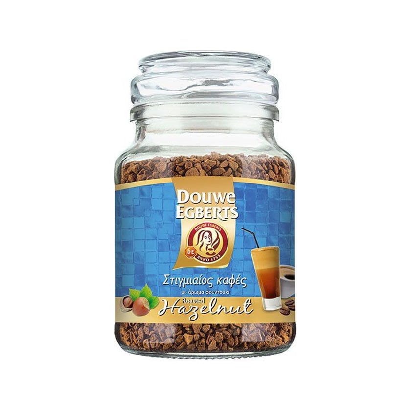 Douwe Egberts Στιγμιαίος Καφές Φουντούκι 100g