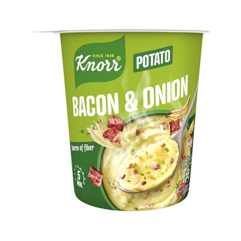Knorr Potato Snack Pot Μπέικον & Κρεμμύδι 51g
