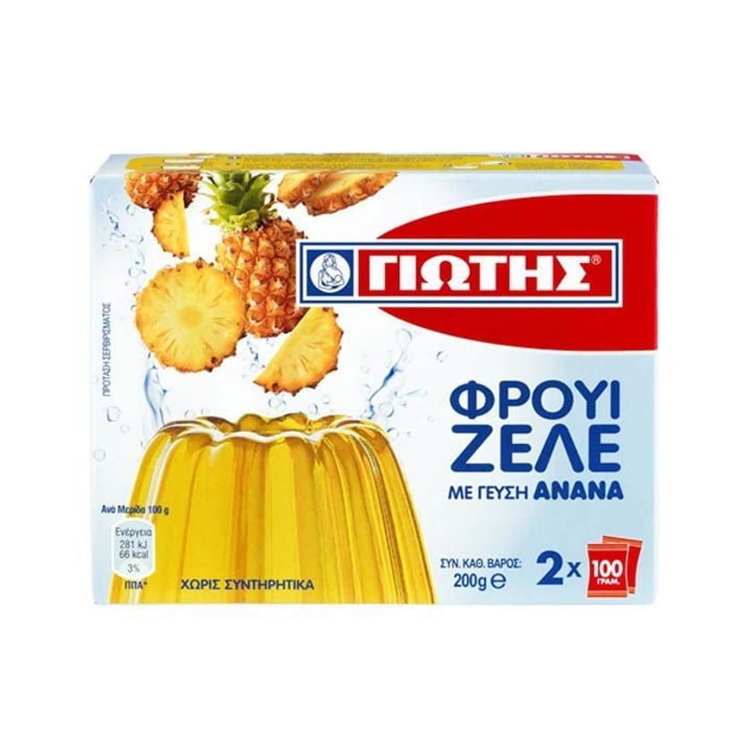 Γιώτης Φρουί Ζελέ Ανανάς 2x100g