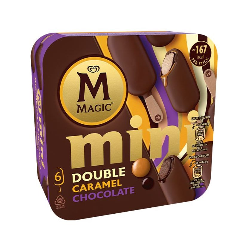 Magic Mini Double Caramel Chocolate 6x55ml