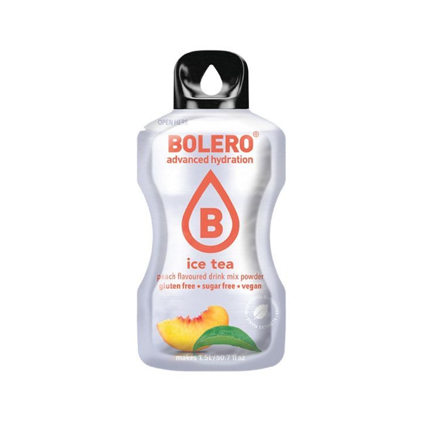 Bolero Ice Tea Μαύρο Ροδάκινο σε Φακελάκι χωρίς Ζάχαρη 8g