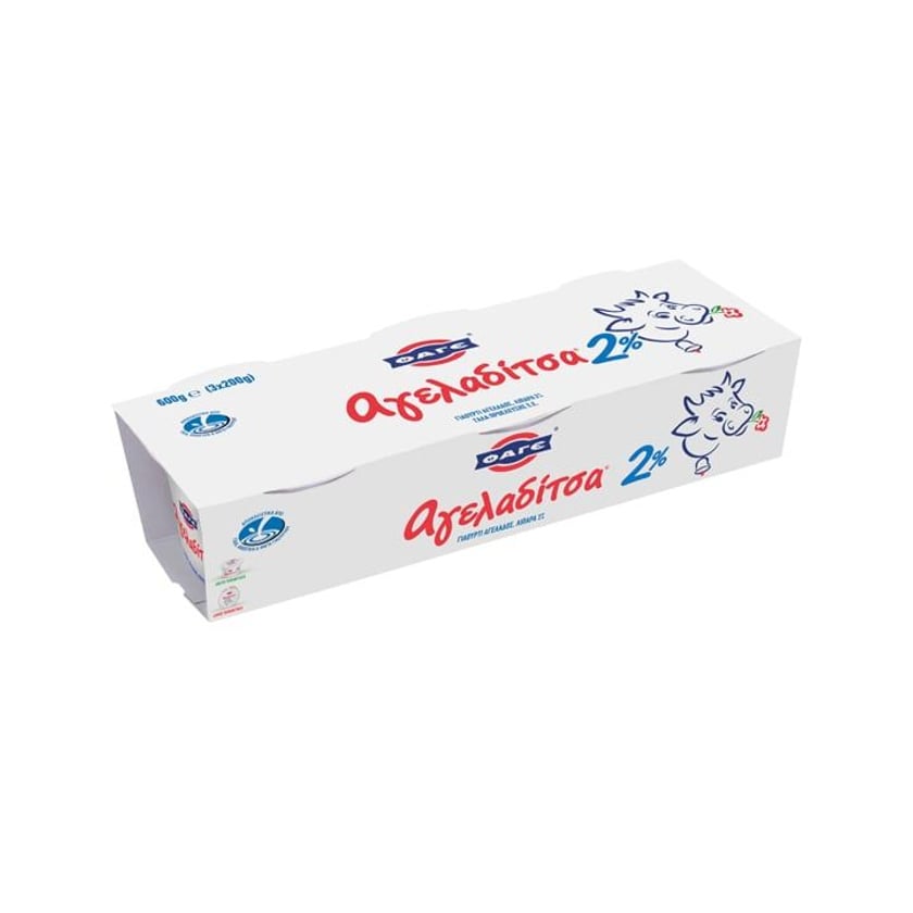 Φάγε Αγελαδίτσα Γιαούρτι 2% Λιπαρά 3x200g