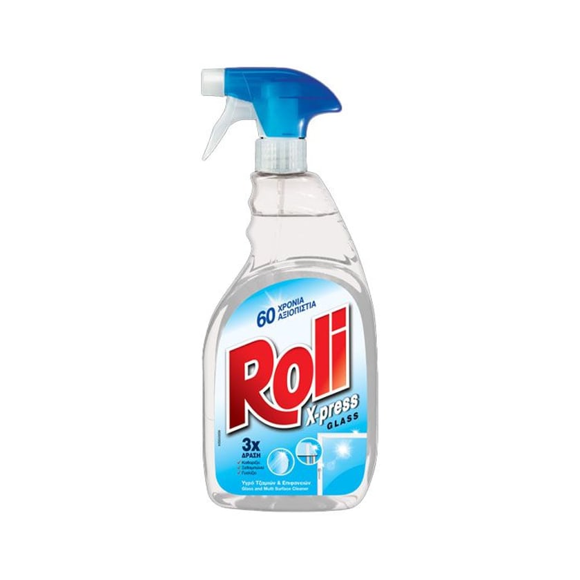 Roli X-Press Υγρό Καθαριστικό Τζαμιών 750ml
