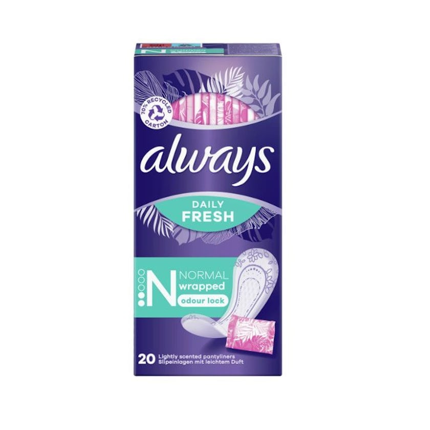 Always Σερβιετάκια Dailies Normal 20τεμ