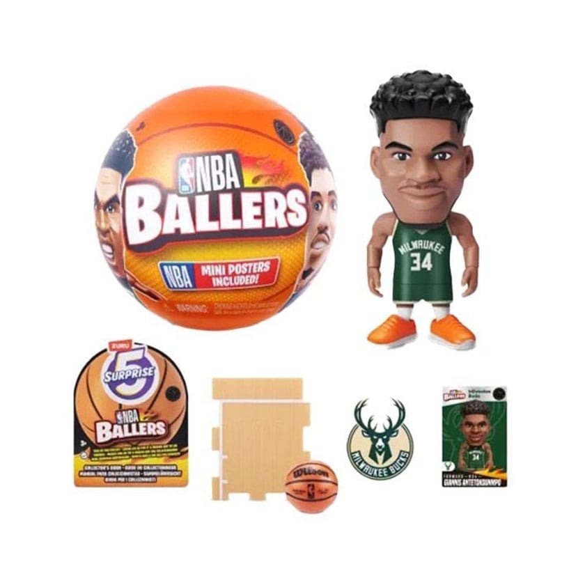 Zuru Παιχνίδι Μινιατούρα Συλλεκτικό 5 Surprise Season 1 Nba Ballers 3+ Ετών