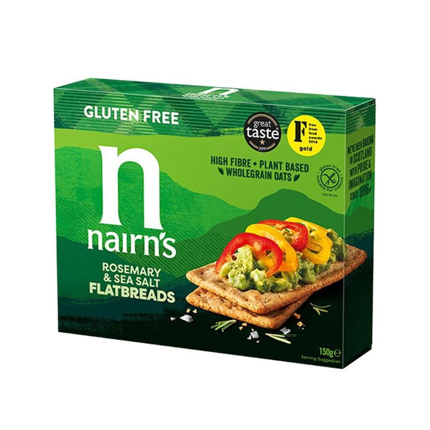 Nairn`s Κράκερς Δεντρολίβανο & Θαλασσινό Αλάτι 150g